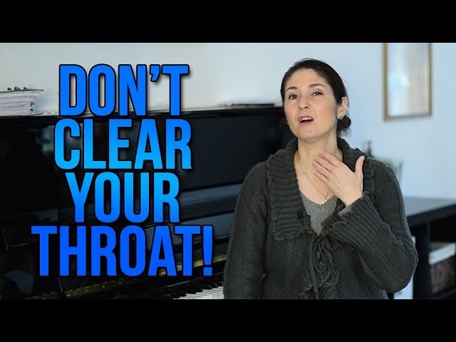 How To Clear Your Throat To Sing Better