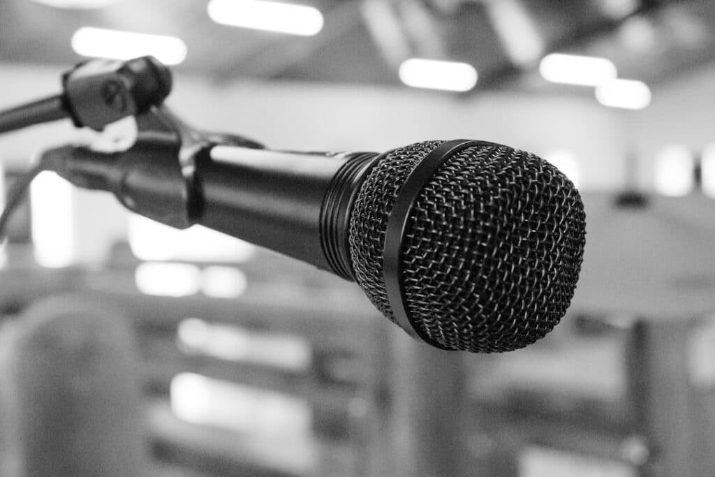 Photo Microphone stand
