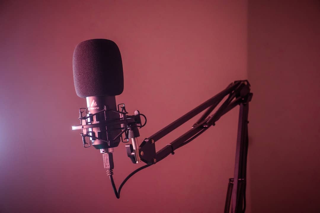 Photo Microphone stand