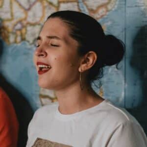 Photo Breathe Correctly While Singing